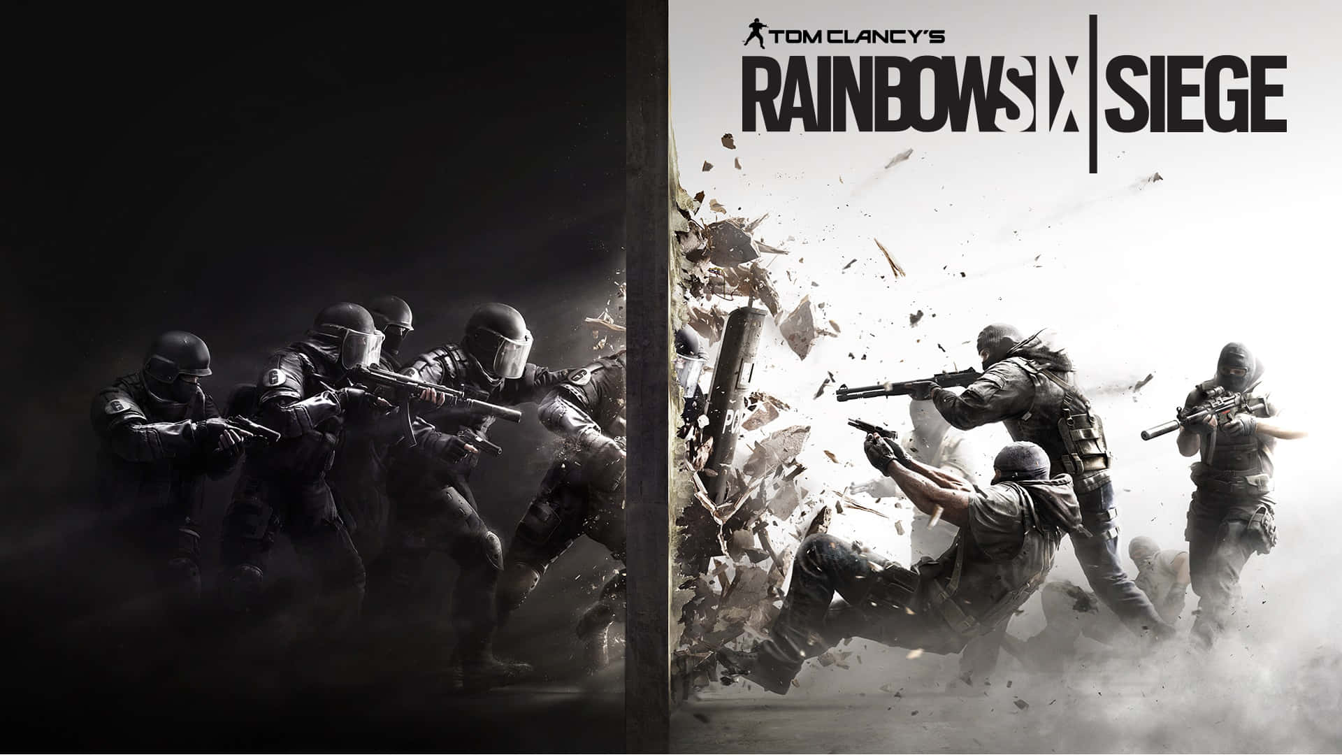 Elite Rainbow Six Siege Operators in action Wallpaper