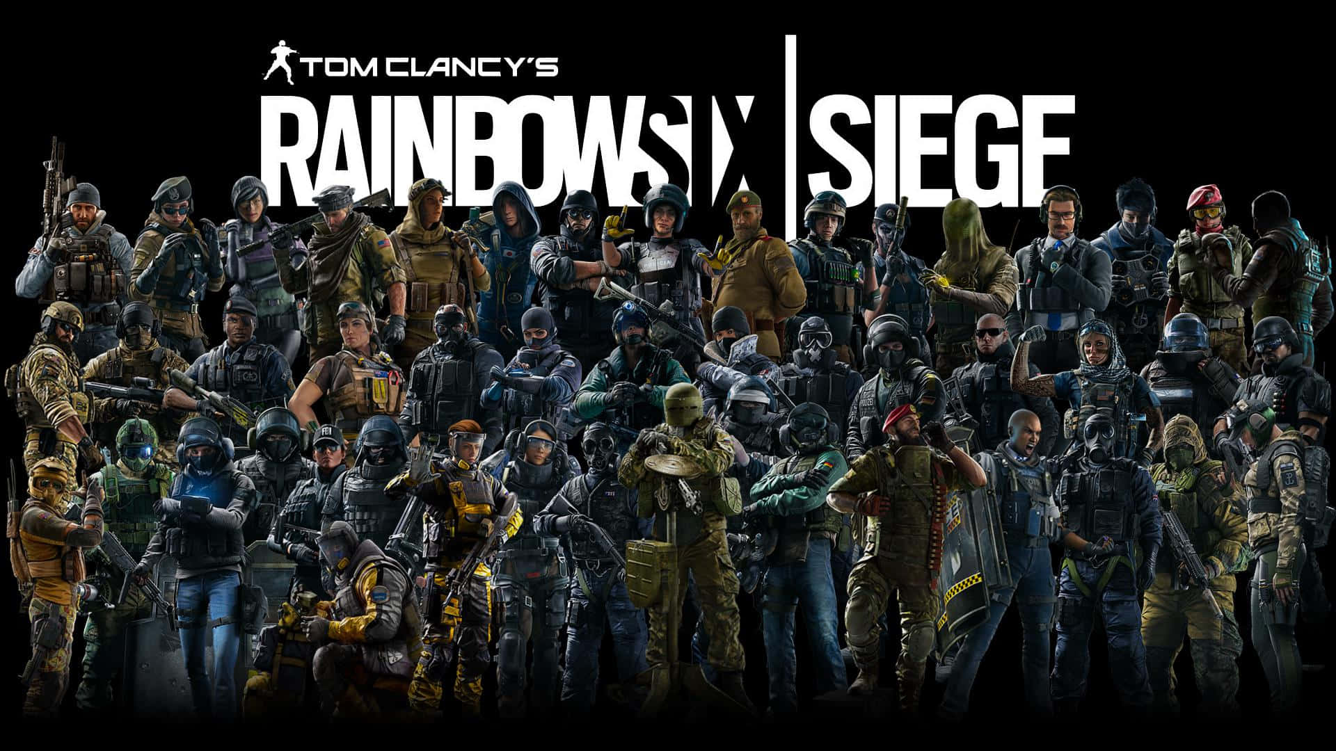 Operadoresde Élite De Rainbow Six Siege En Acción. Fondo de pantalla