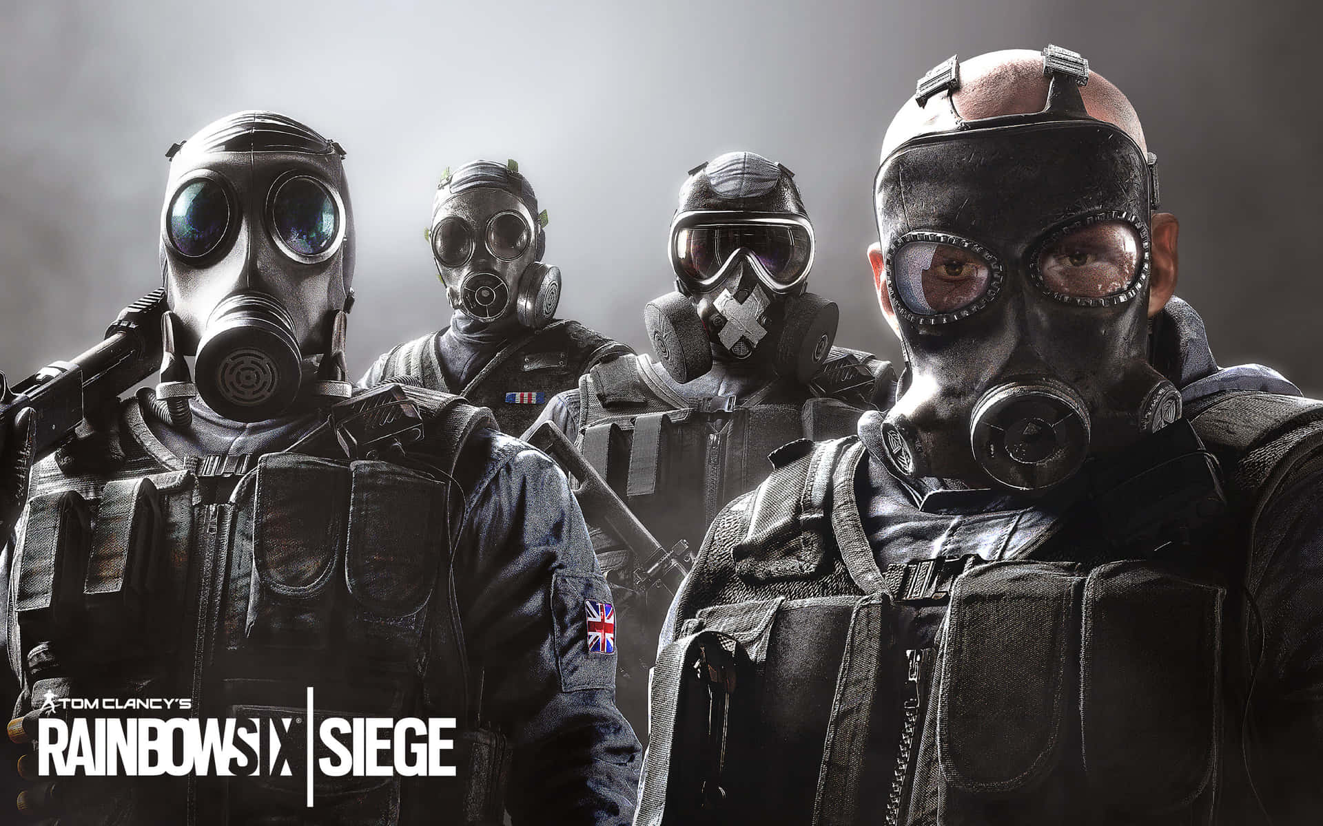 Elite Rainbow Six Siege Operators ready for action Wallpaper
