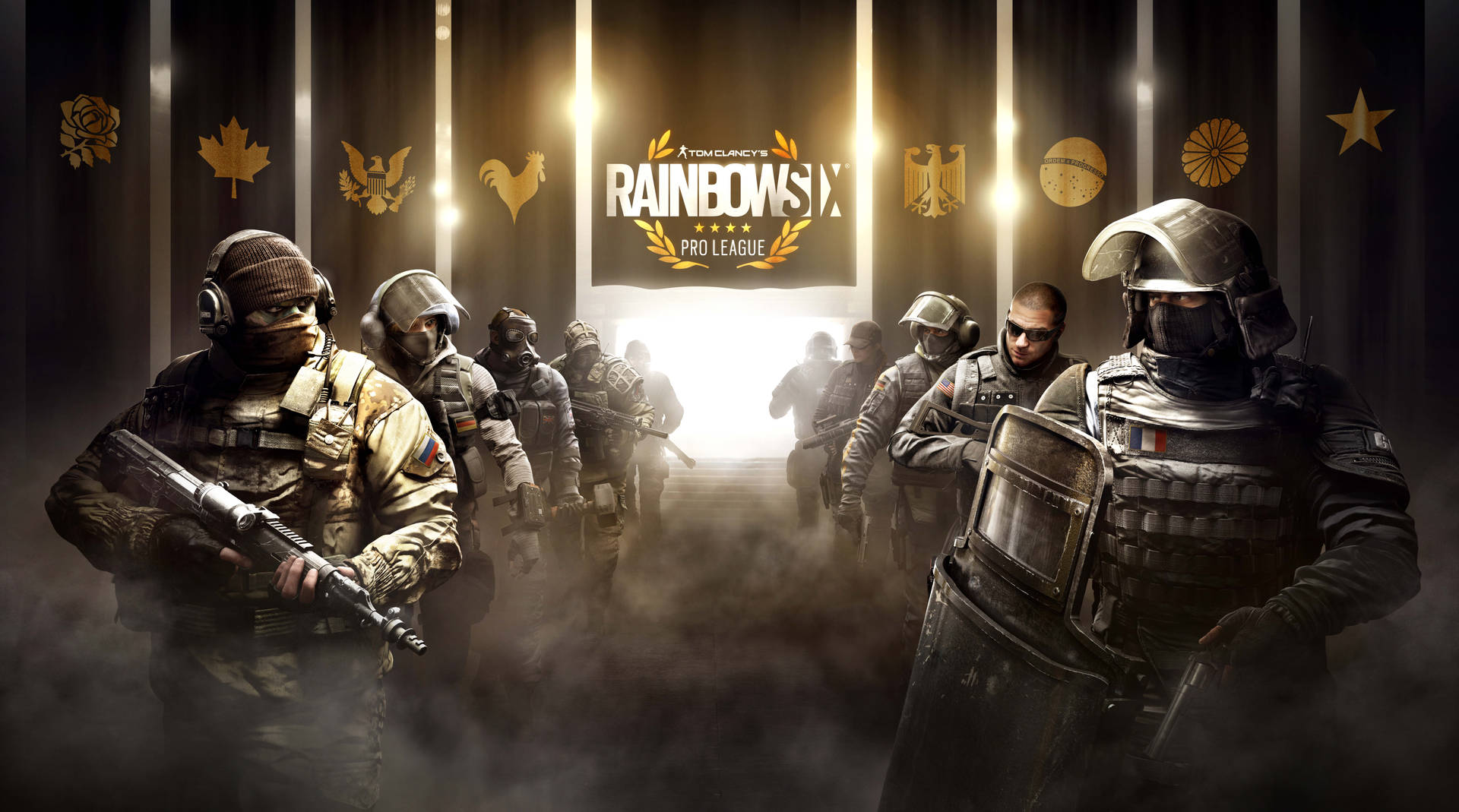 Dominate the battlefield with Rainbow Six Siege: The Pro League Wallpaper
