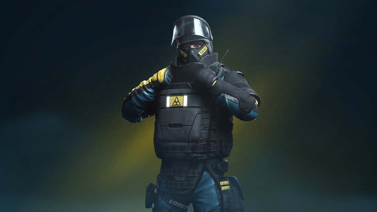 Rook dominating the battlefield in Rainbow Six Siege Wallpaper