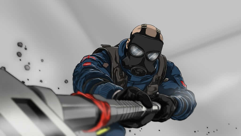Sledge, the Powerful Attacker in Rainbow Six Siege Wallpaper