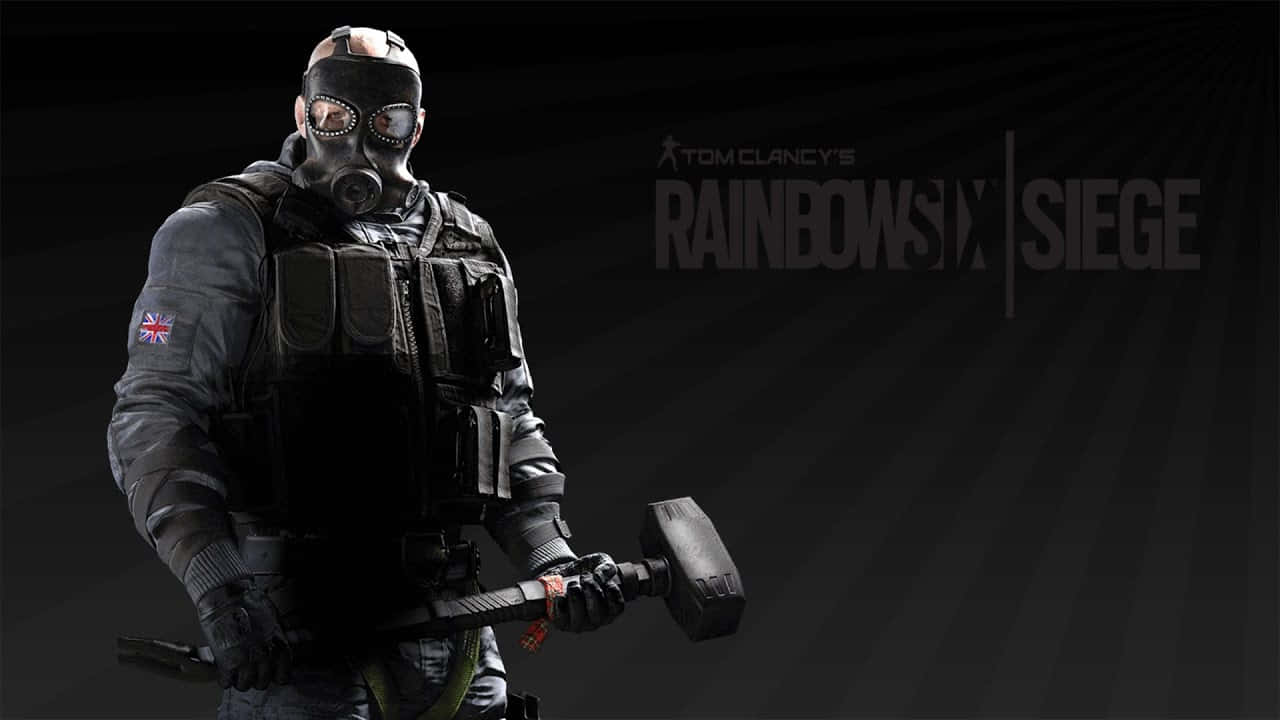Sledge, the iconic attacker from Rainbow Six Siege, in action Wallpaper
