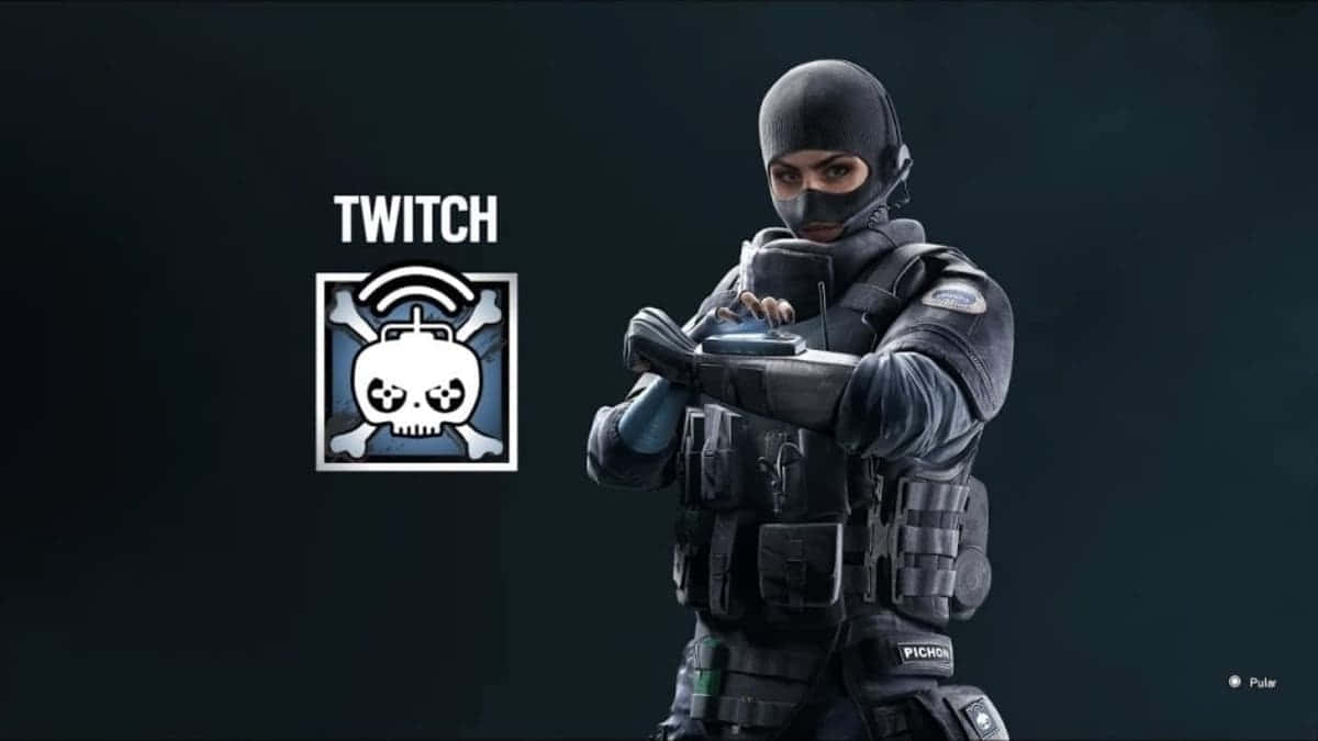 Intense Action in Rainbow Six Siege: Twitch Operator Wallpaper