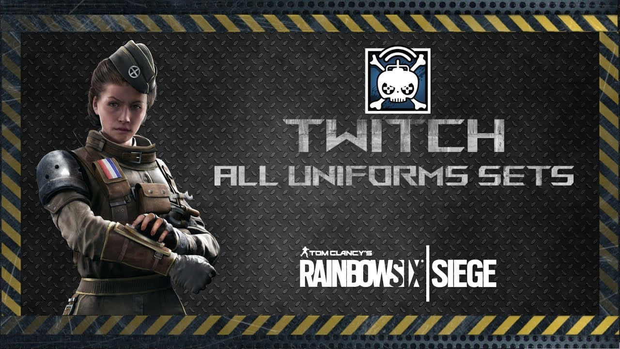Twitch Operator in action on Rainbow Six Siege Wallpaper