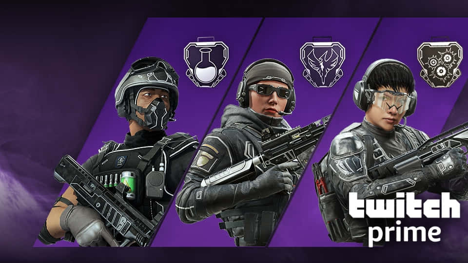Rainbow Six Siege Twitch Operator in Action Wallpaper