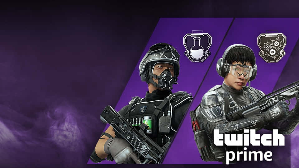 Rainbow Six Siege Twitch Operator in Action Wallpaper