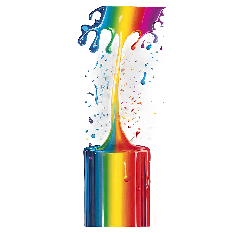Rainbow Splash Artwork Png 04292024 PNG