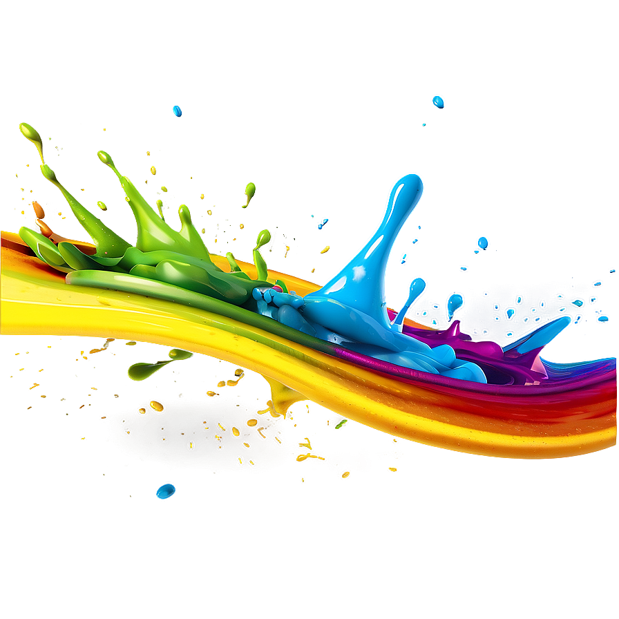 Download Rainbow Splash Png 05042024 | Wallpapers.com