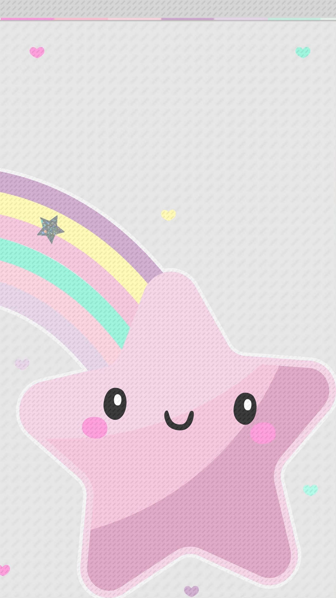 Rainbow Star Cute Iphone Lock Screen