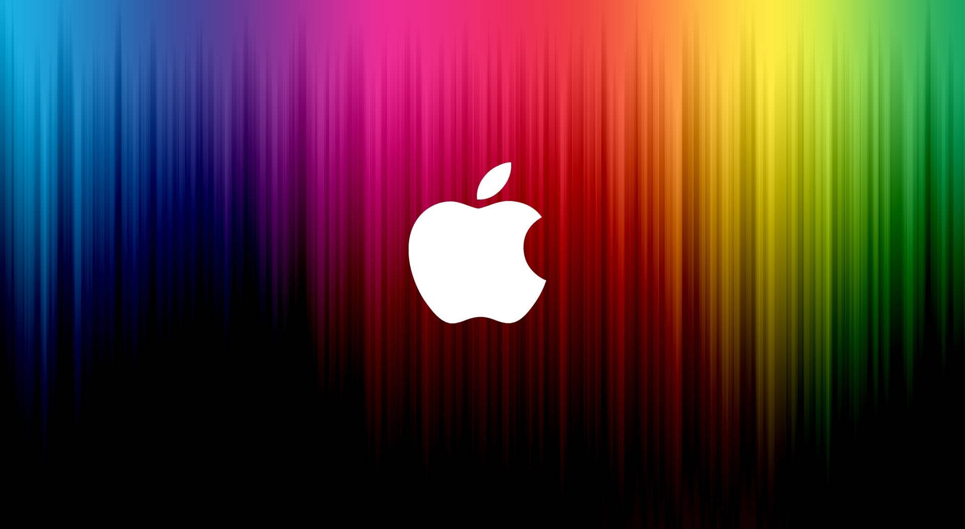 Rainbow Stripes Macbook Air Picture