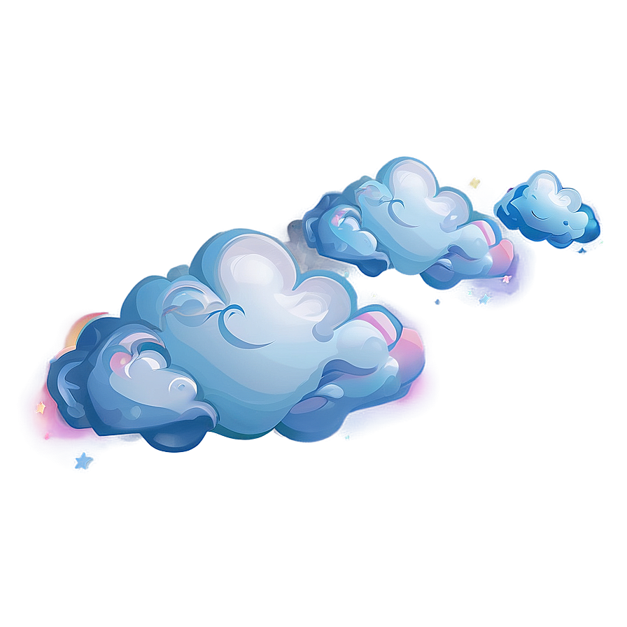 Rainbow Through Cloud Png 24 PNG