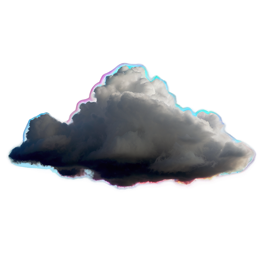 Rainbow Through Cloud Png 45 PNG