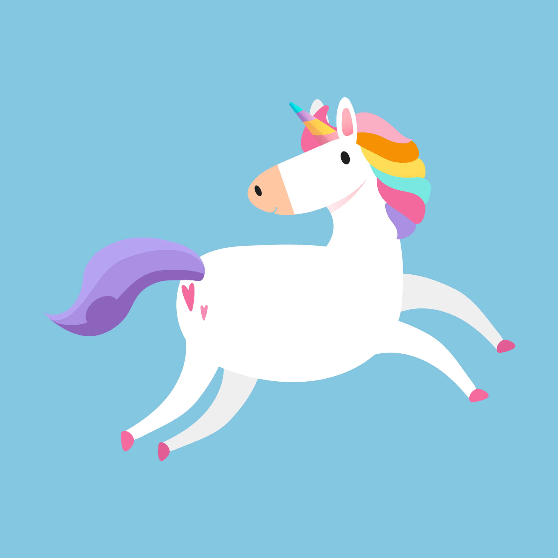 Let your imagination soar with this majestic Rainbow Unicorn