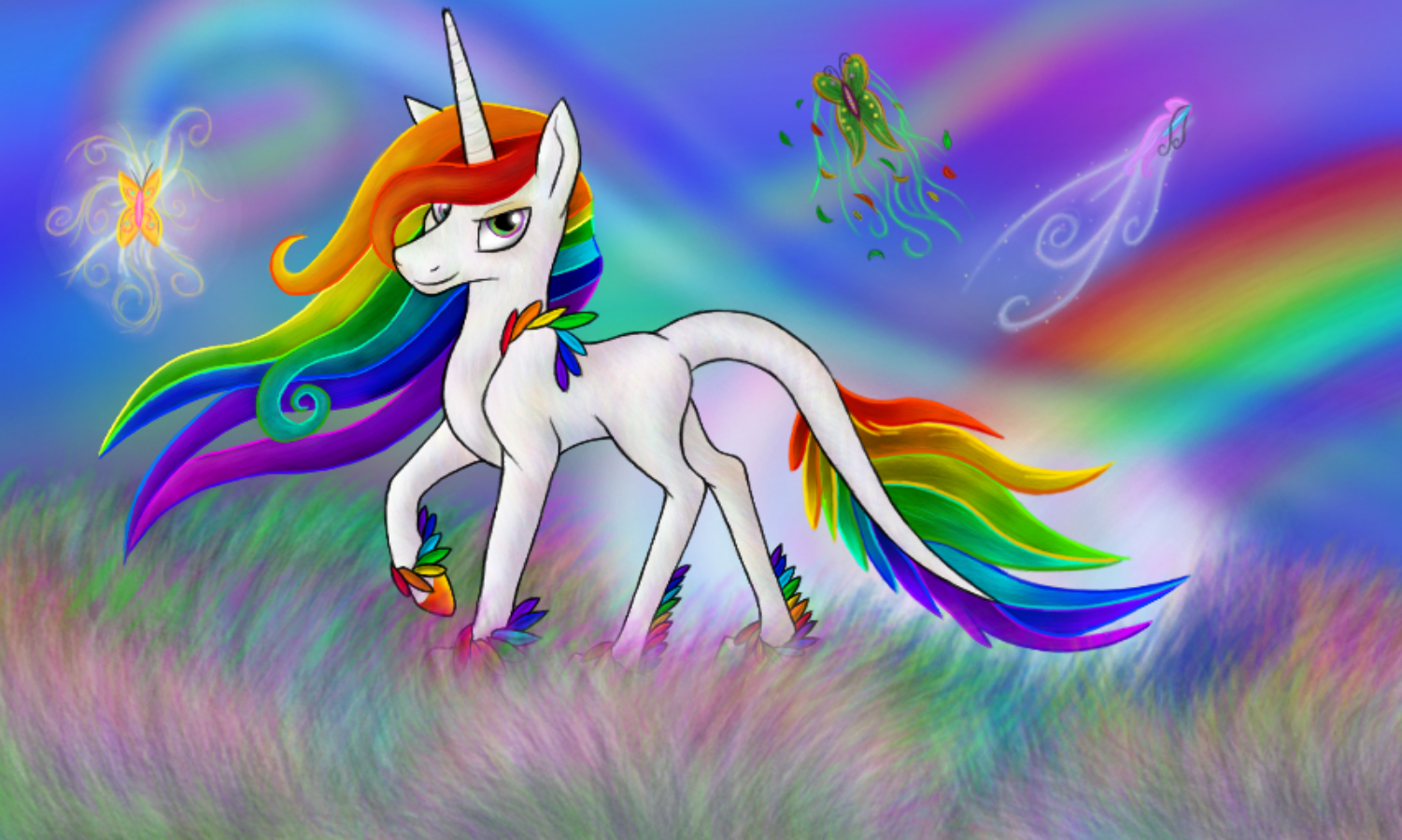 Rainbow Pony By Sassy_sassy