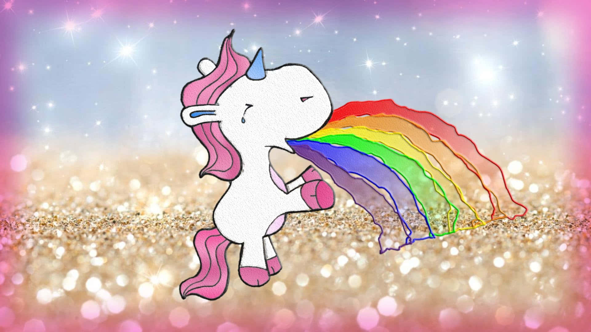 The magical colors of the Rainbow Unicorn