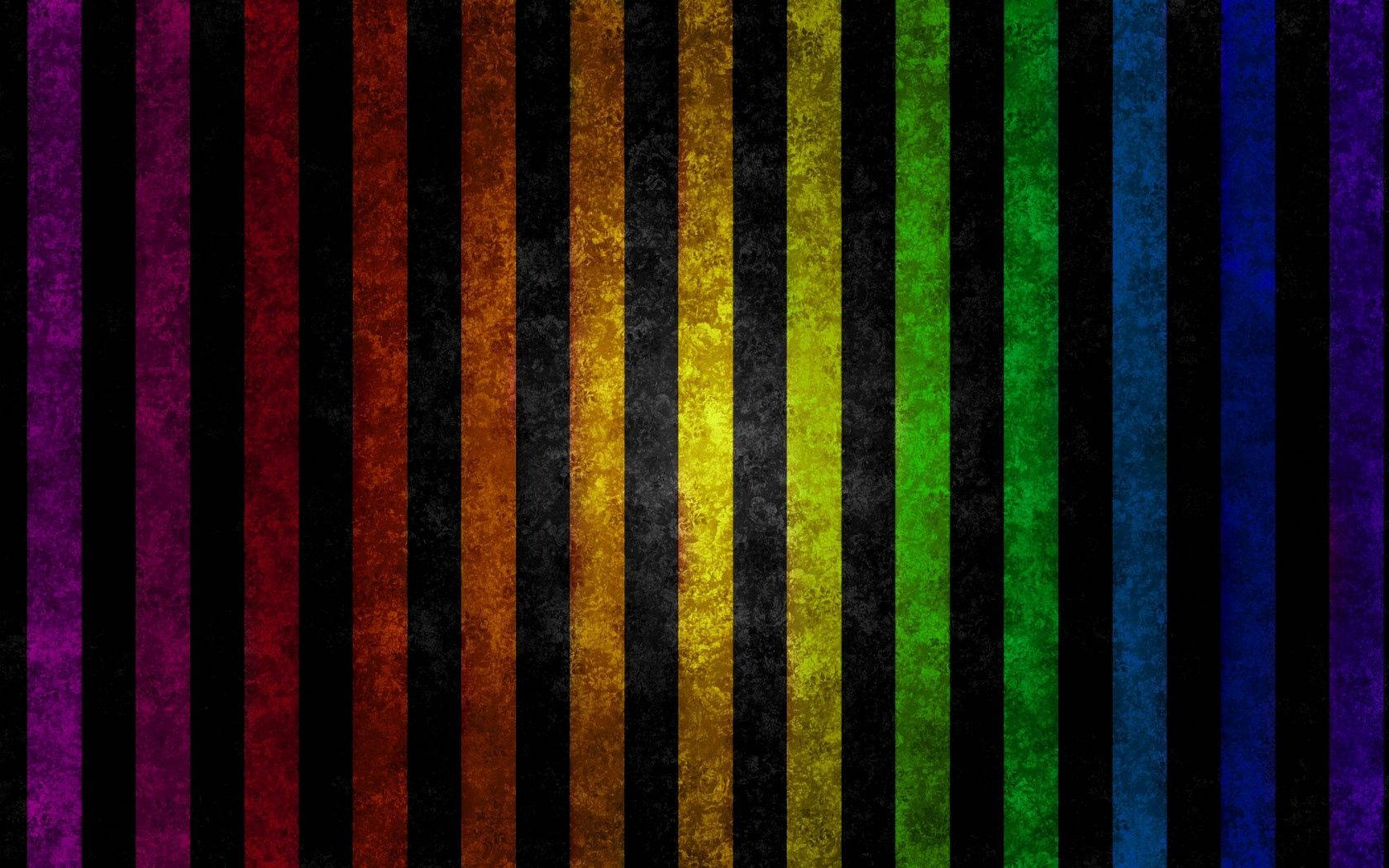 Regenbogenvertikale Linien Wallpaper
