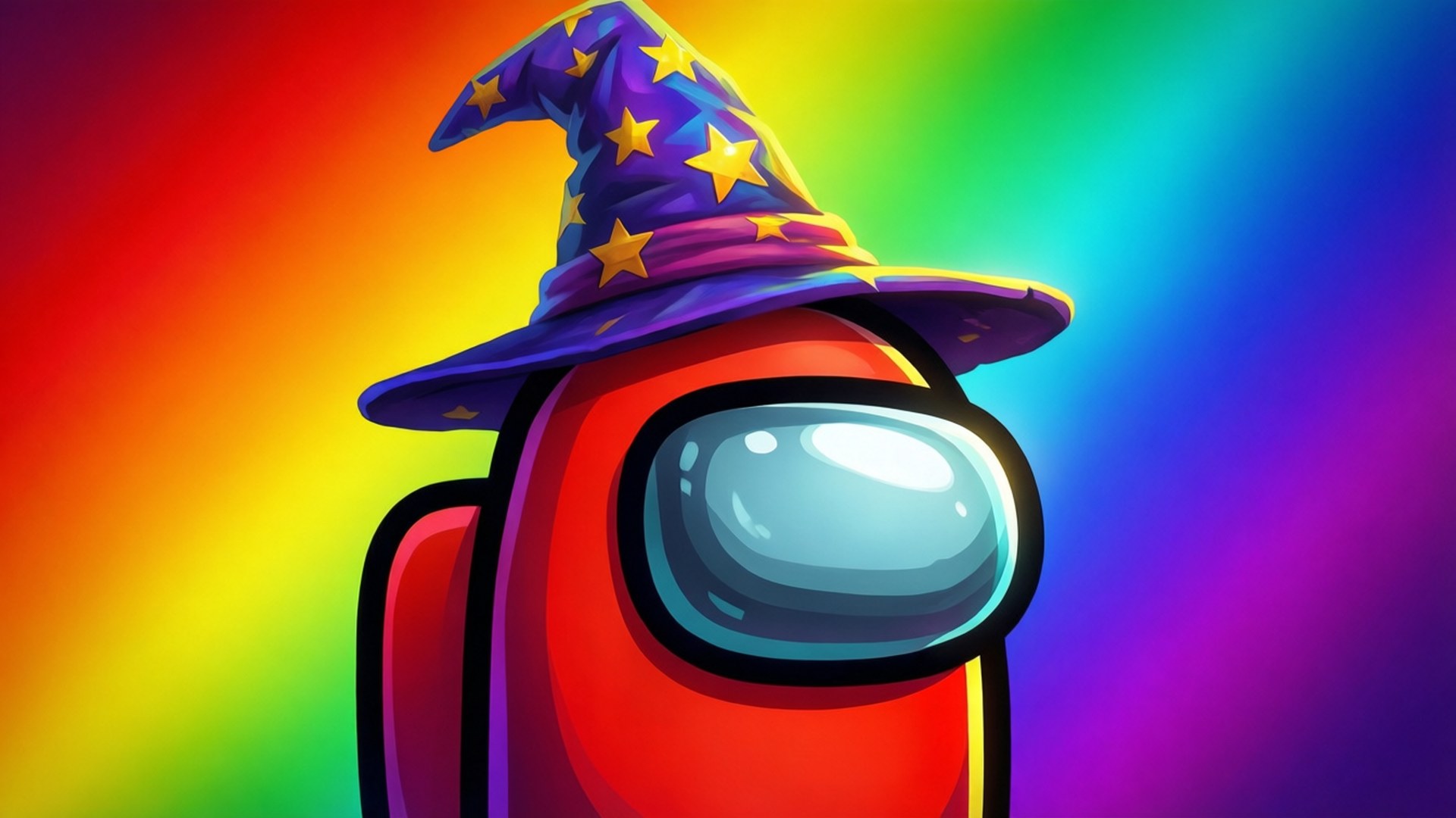 Regenbogen-Zauberer Wallpaper