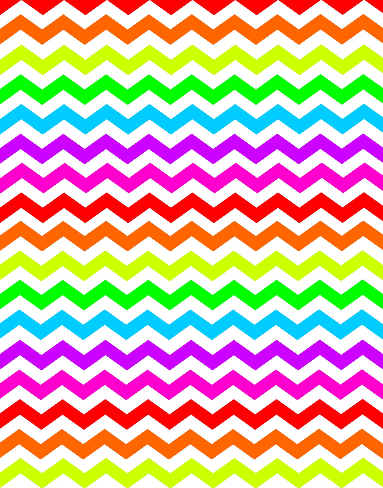 Rainbow Zig Zag Lines Clipart Wallpaper