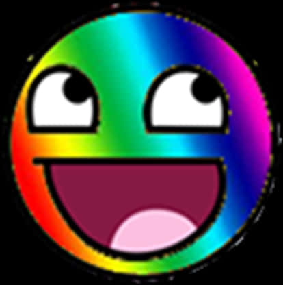 Rainbow_ Smile_ Roblox_ Face PNG