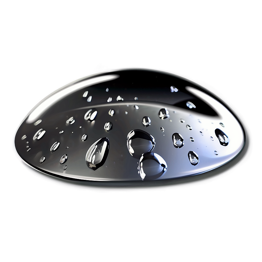 Raindrop On Glossy Surface Png Ihp PNG