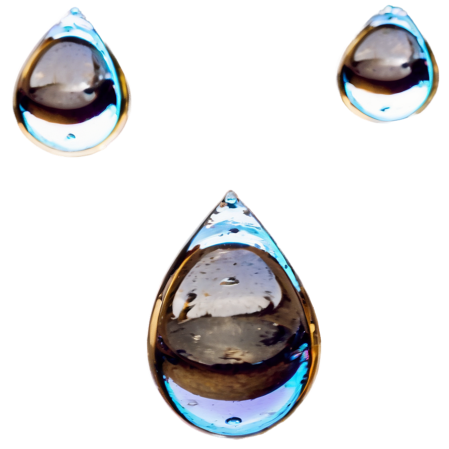 Raindrop Reflection In Water Png 06202024 PNG