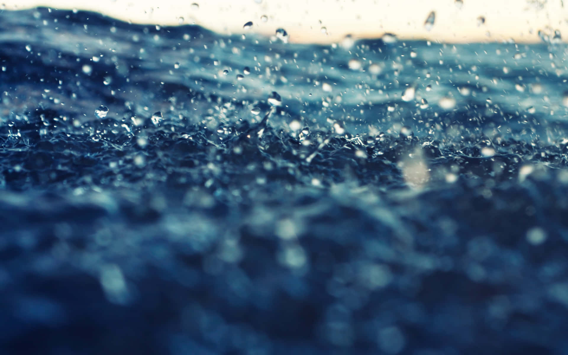 Raindrops_on_ Surface_ H D Wallpaper