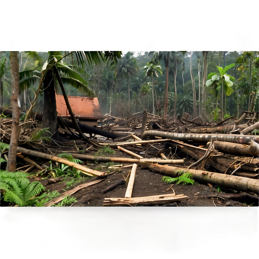 Rainforest Destruction Png 06212024 PNG