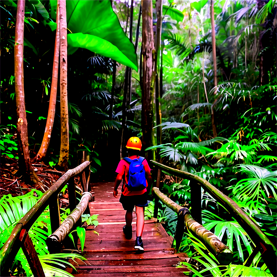 Rainforest Exploration Trail Png Kbo78 PNG