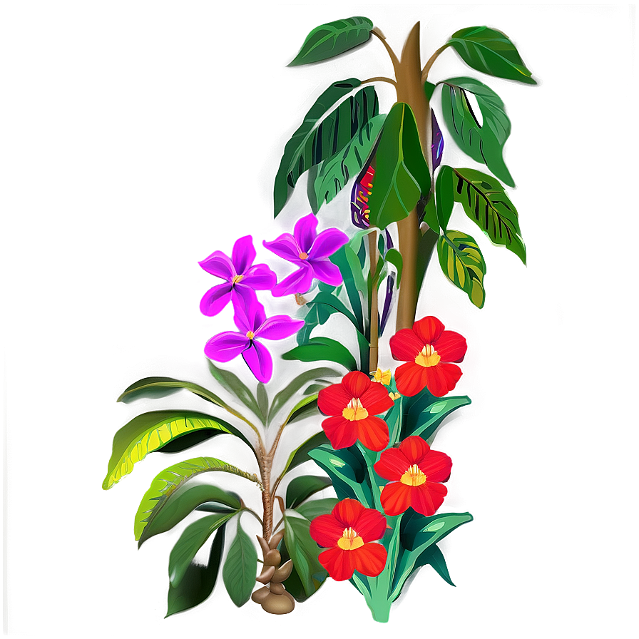 Rainforest Flowers Png 41 PNG