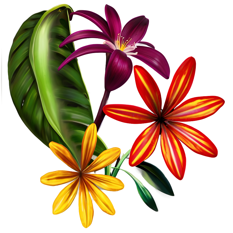 Rainforest Flowers Png Sda PNG