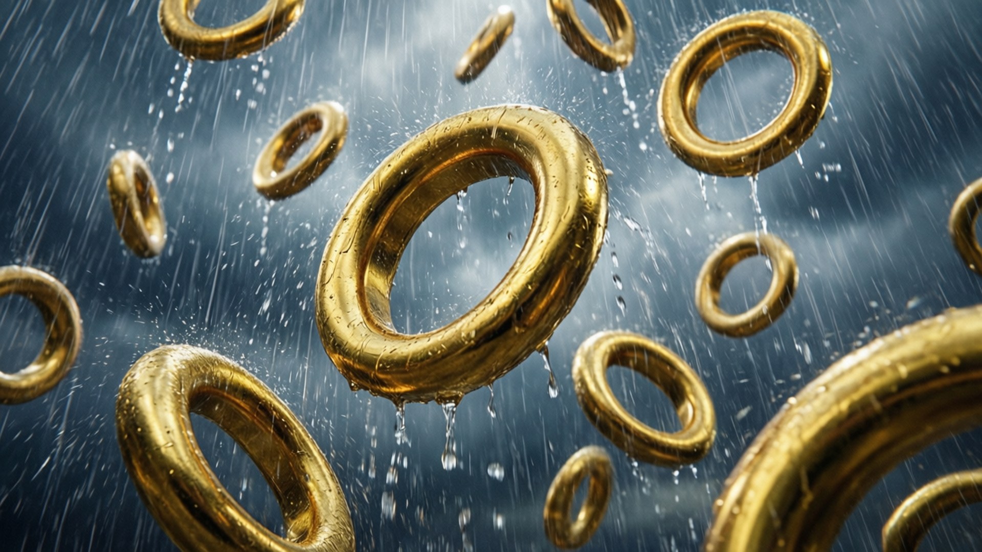 Regnende ringe Wallpapers