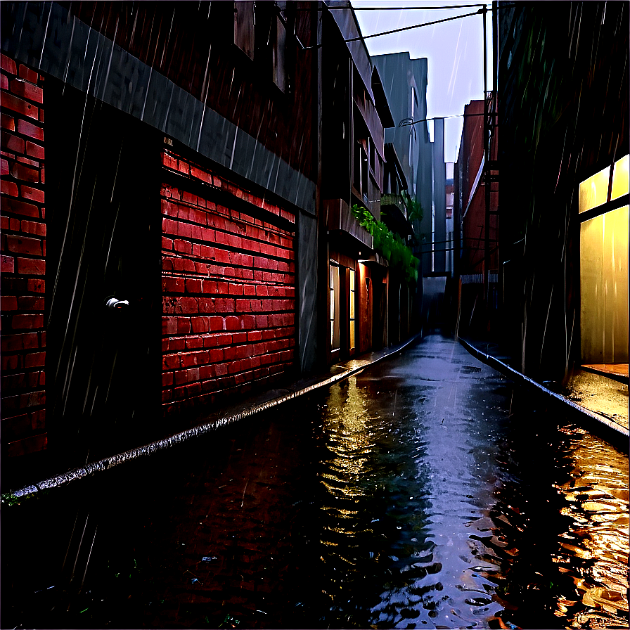 Rainy Alleyway Png Oye PNG