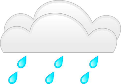Rainy Cloud Clipart PNG