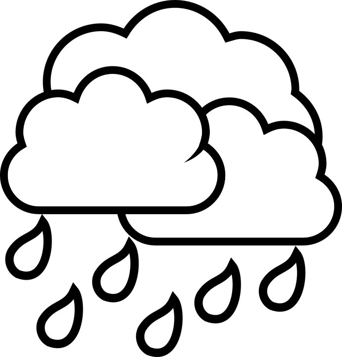 Rainy Cloud Clipart PNG