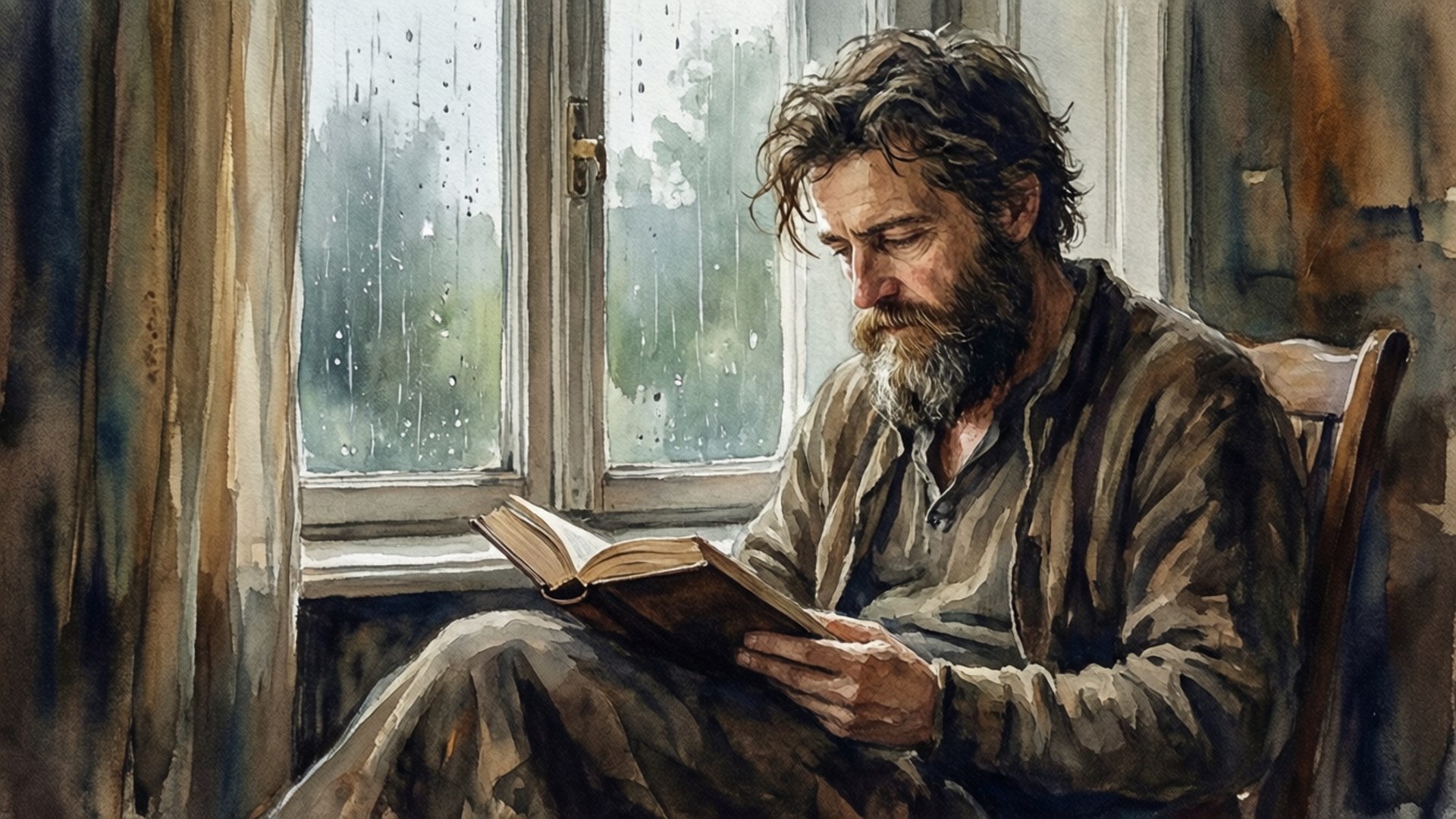 Rainy Day Reader Bakgrunner