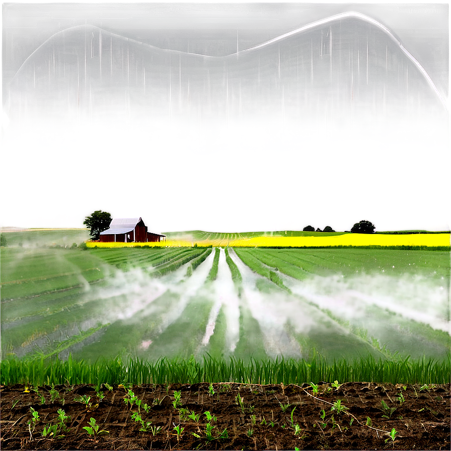 Rainy Farm Field Png 52 PNG