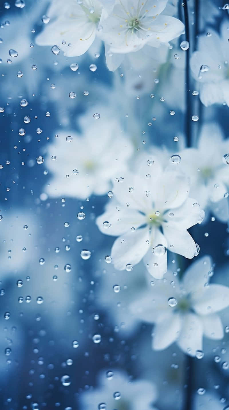 Rainy Floral Blur.jpg Wallpaper