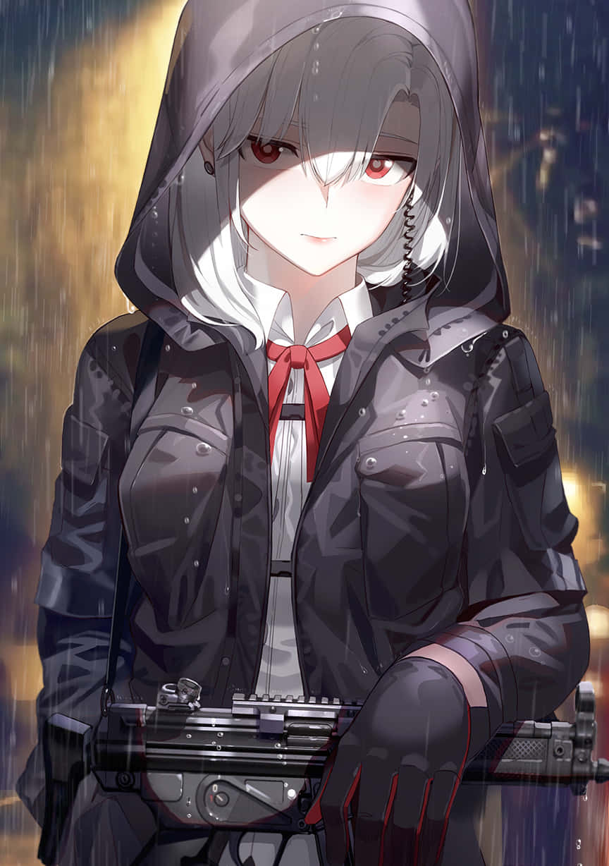Rainy_ Night_ Assassin_ Anime_ Character Wallpaper