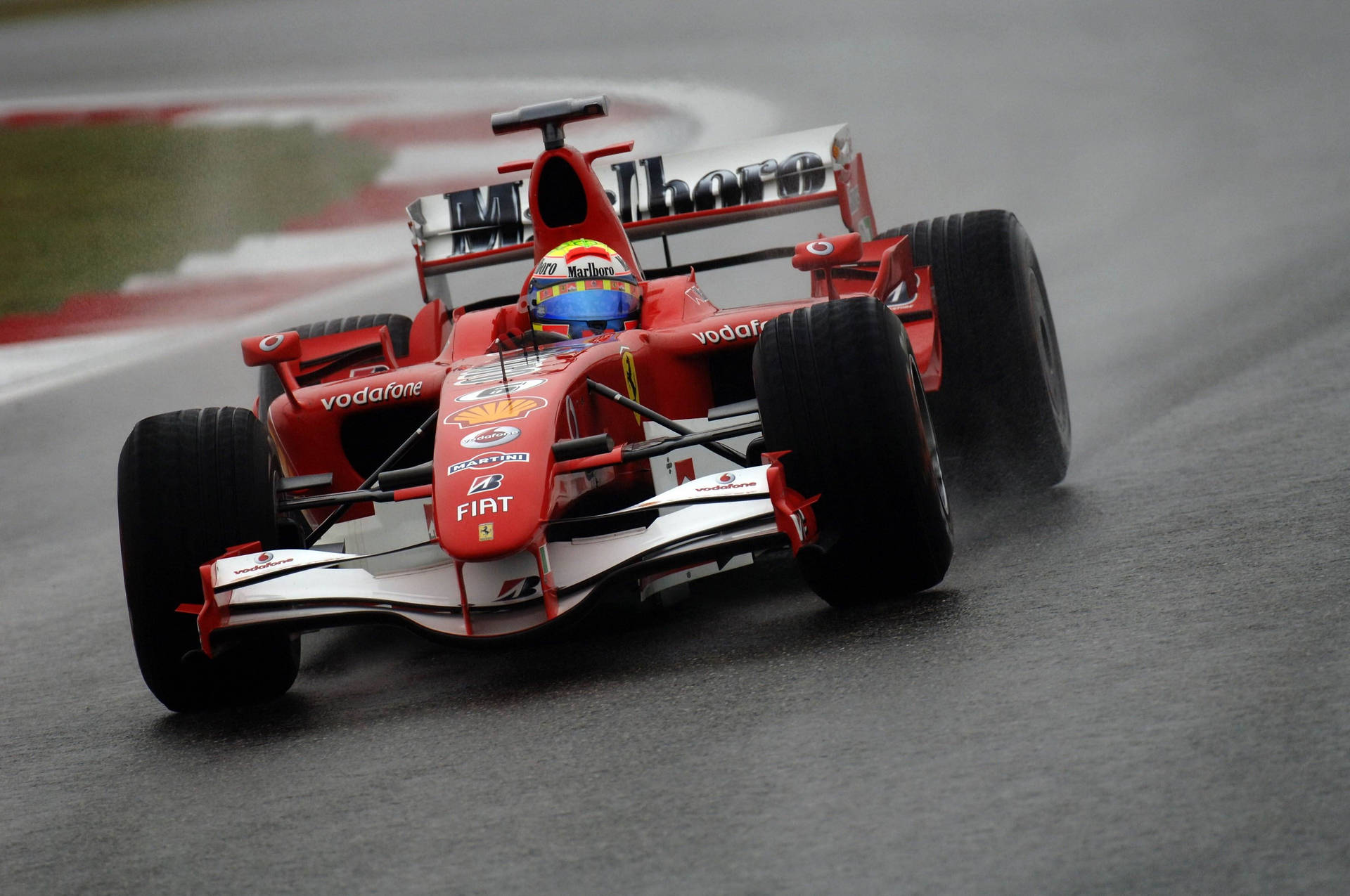 Rainy Race Michael Schumacher