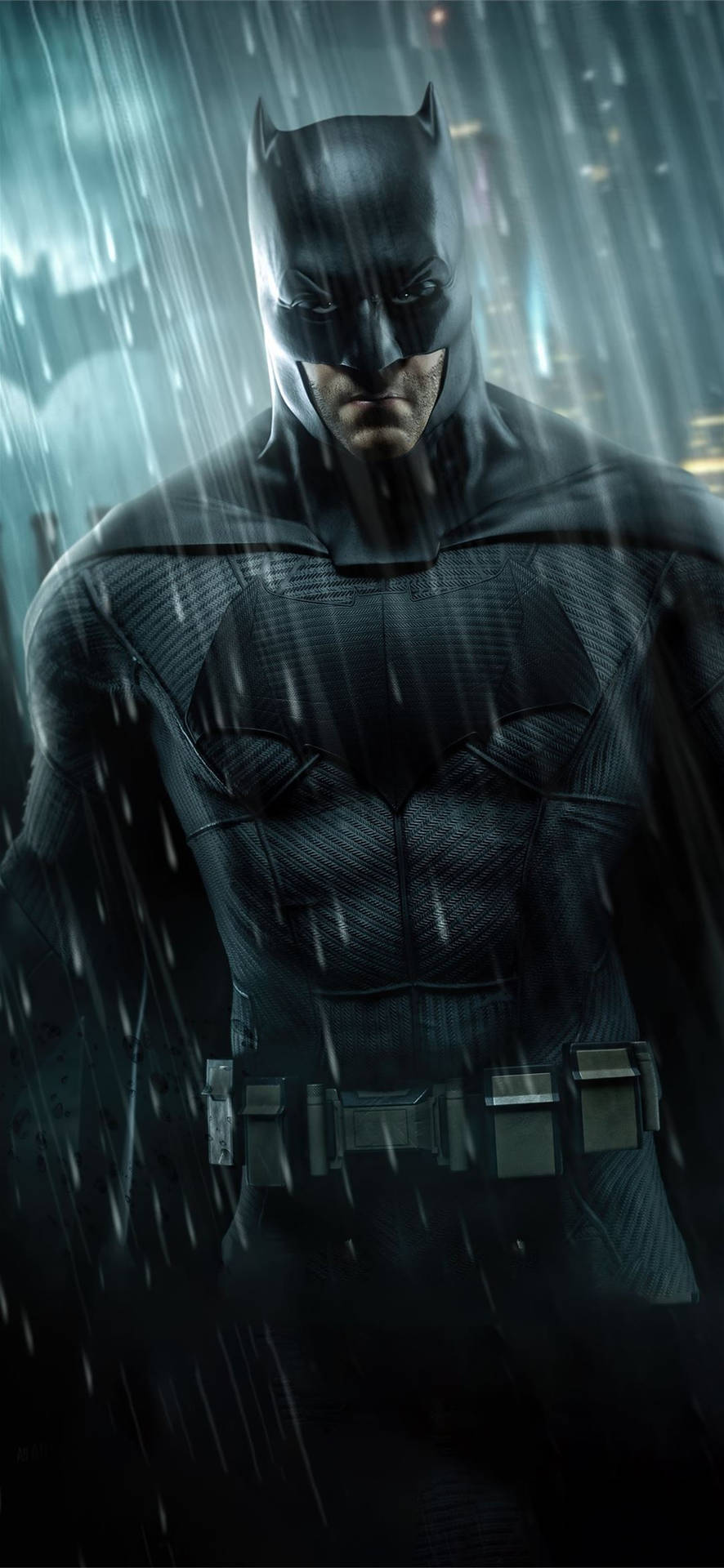 Rainy The Batman Iphone Wallpaper