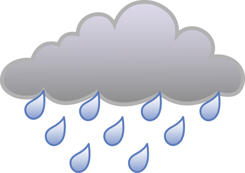 Rainy Weather Clipart Illustration PNG