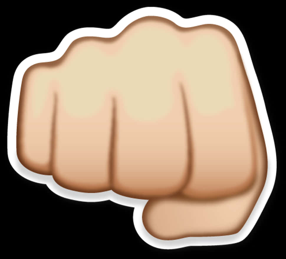 Raised Fist Emoji PNG