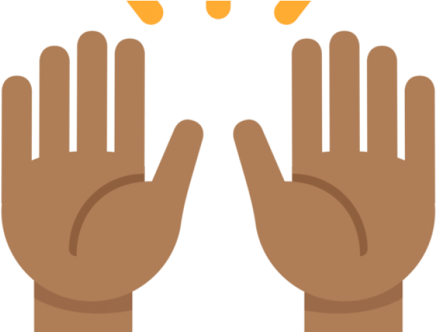 Raised Hands Emoji Illustration PNG