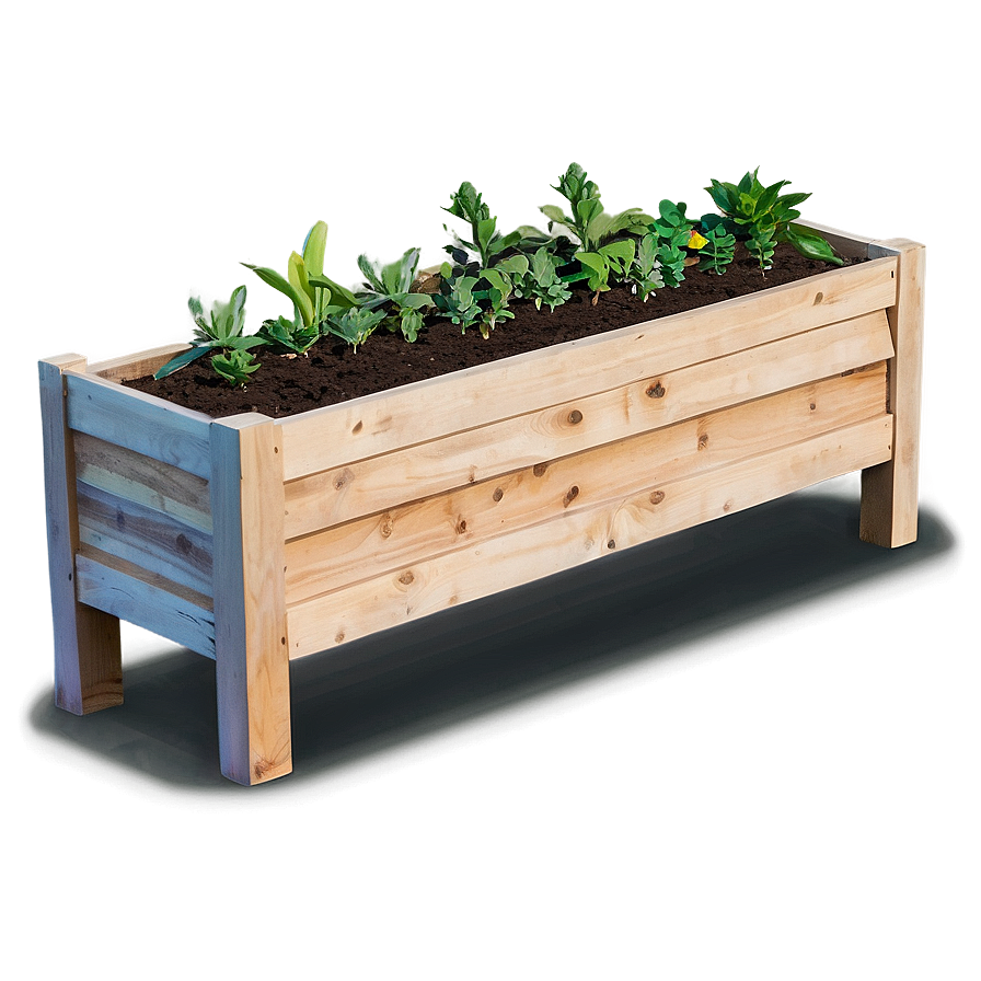 Raised Planter Png 06122024 PNG