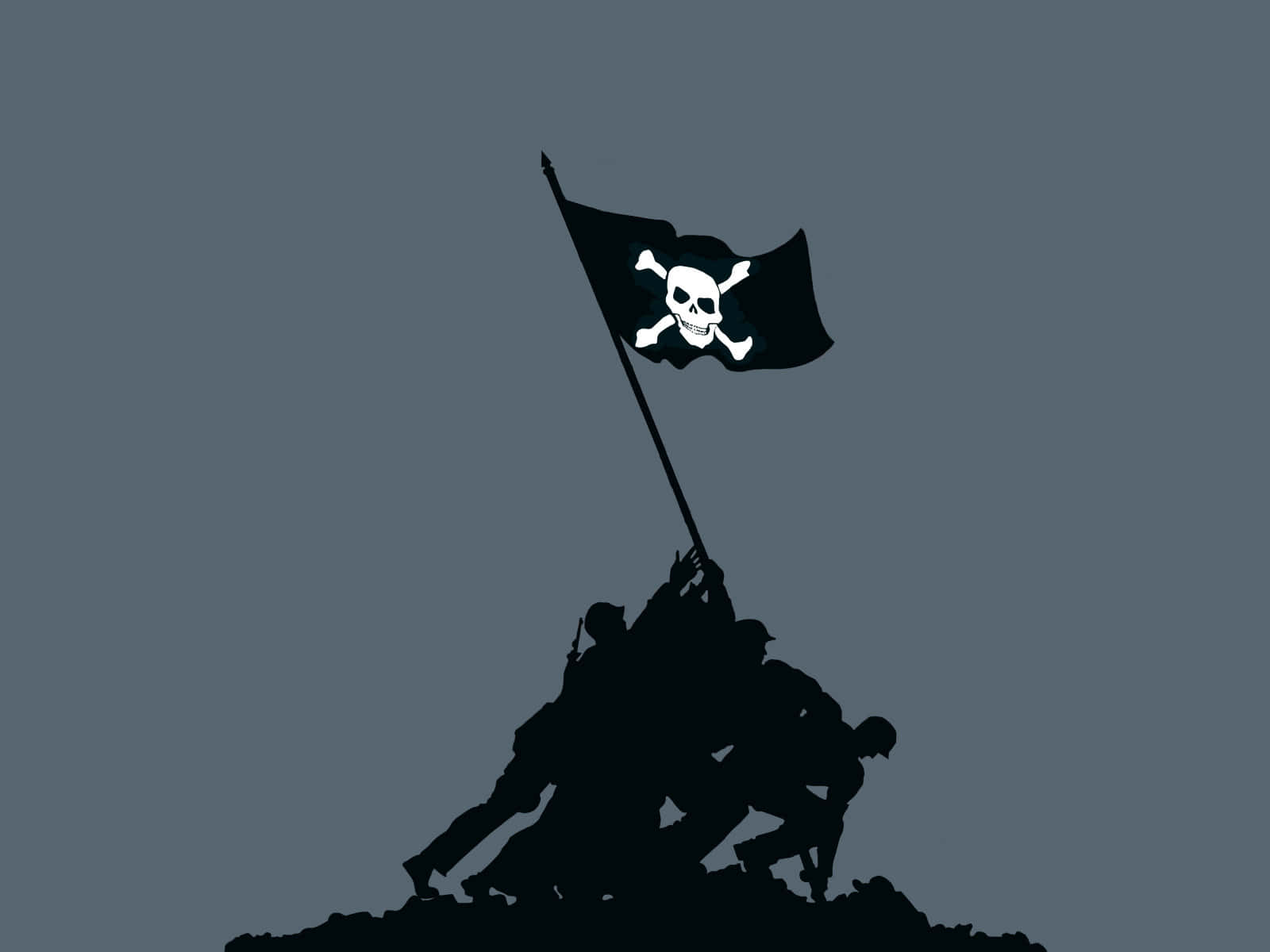 Raisingthe Jolly Roger Wallpaper