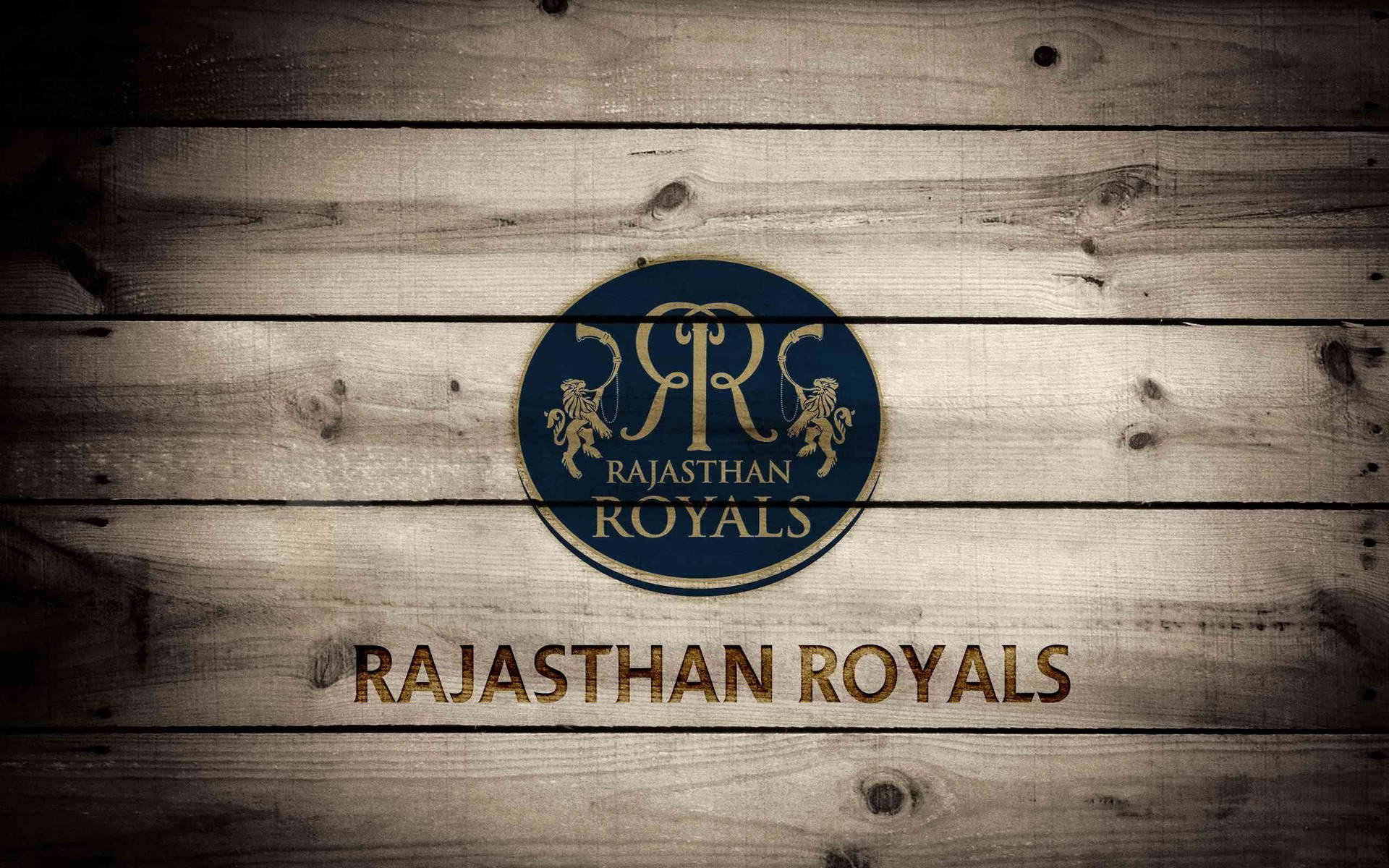 Rajasthan Royals Wood Background
