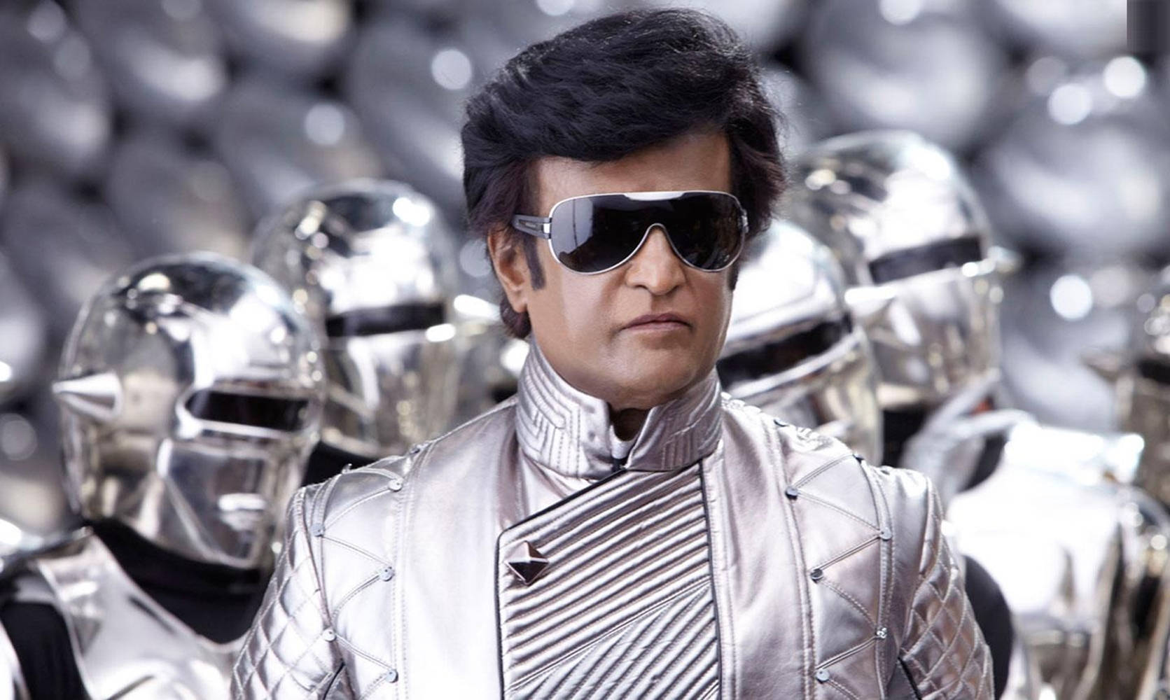 Rajinikanthsilver Suit För Enthiran Would Be Translated To 