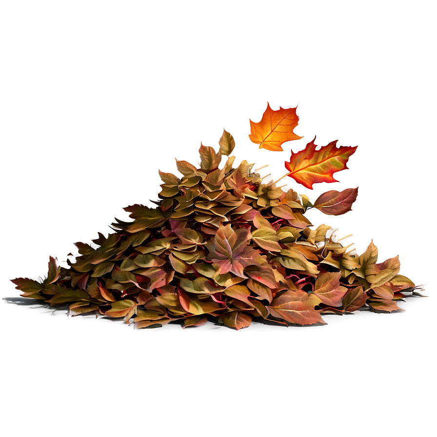 Raked Leaf Pile Png Qai43 PNG