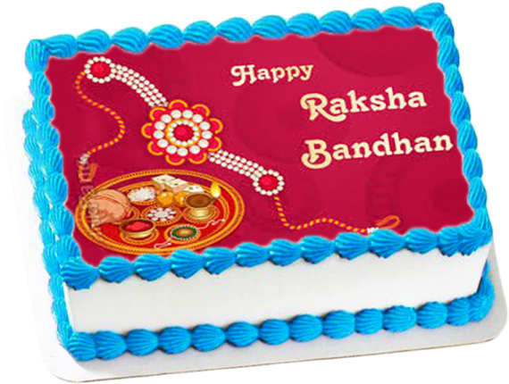 Raksha Bandhan Celebration Cake PNG